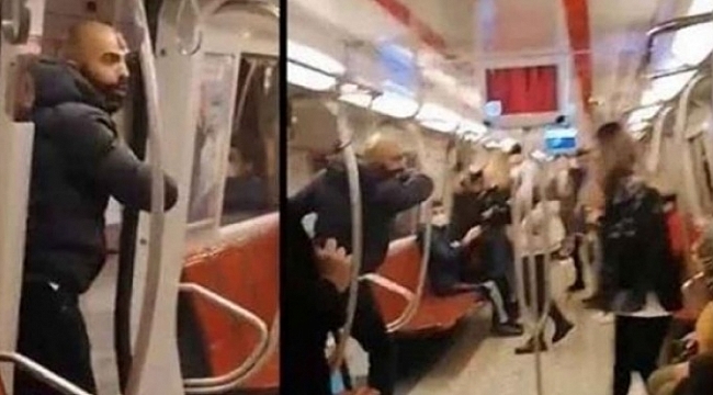 Metrodaki maganda yakalandı