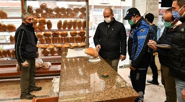 Mustafakemalpaşa'da zabıtadan fırınlara denetim