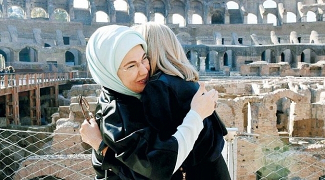 Roma'da sıcak sohbet