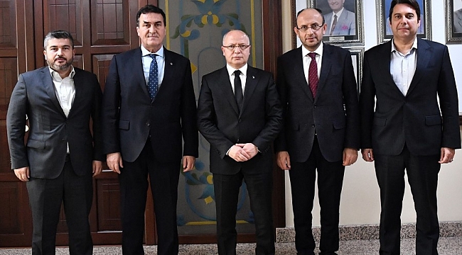AK Parti İl Başkanı Gürkan'dan Dündar'a ziyaret