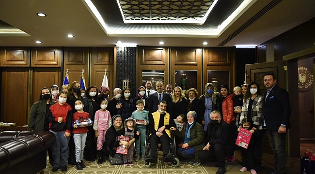 Başkan Aktaş özel konuklarını ağırladı