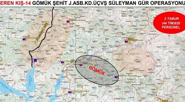 Batman'da Eren Kış-14 Operasyonu başladı