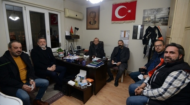 Burkay, Gıda Toptancıları Çarşısı üyeleriyle buluştu