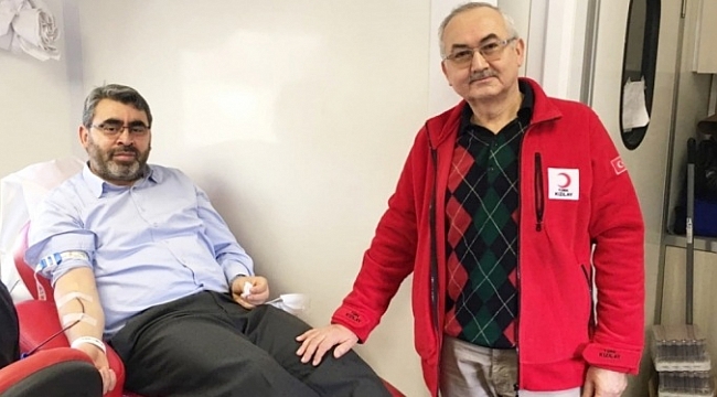 Bursa'da gönüllüler kan bağışına koştu