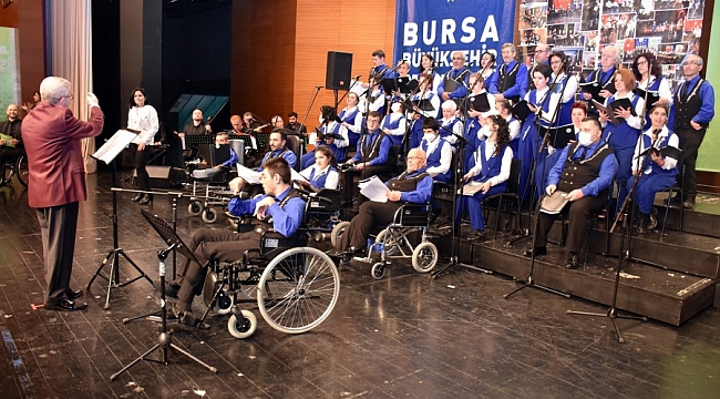 Bursa Kent Konseyi'nde engellilere moral gecesi
