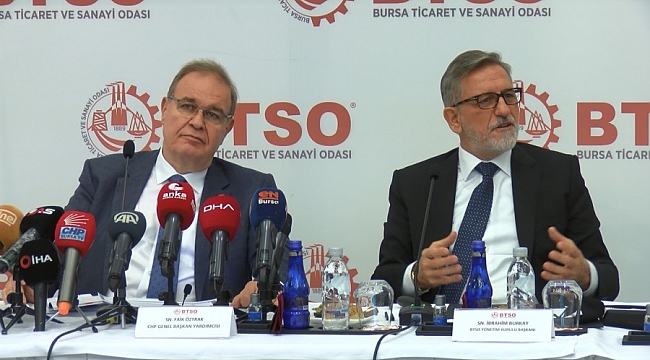 CHP Sözcüsü Öztrak'tan BTSO'ya ziyaret