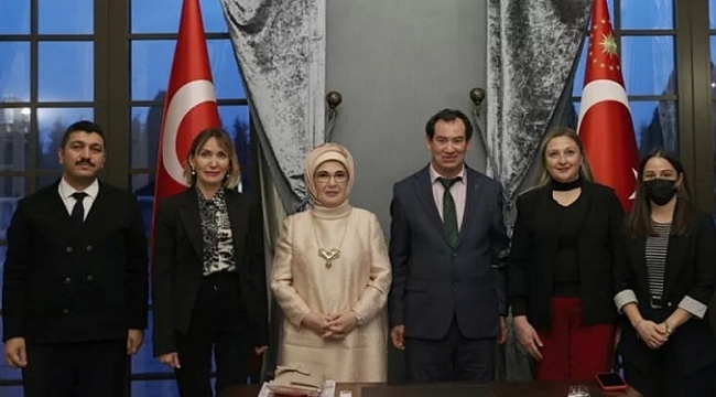Emine Erdoğan, Serebral Palsili Çocuklar Derneği temsilcilerini kabul etti