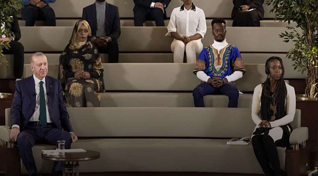 Erdoğan, Afrikalı gençlerle buluştu