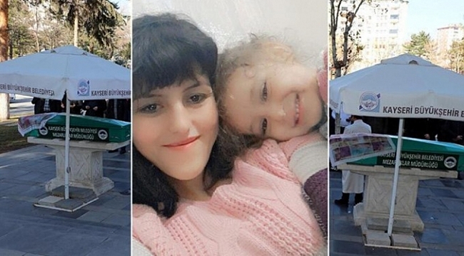 Eşi tarafından katledilen Hörmet ile kızı defnedildi