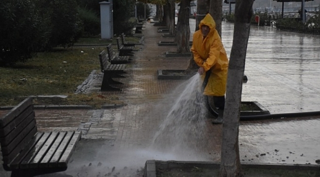 Gemlik'te fırtına seferberliği