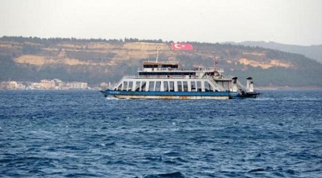 Gökçeada ve Bozcaada feribot seferlerine 'lodos' engeli
