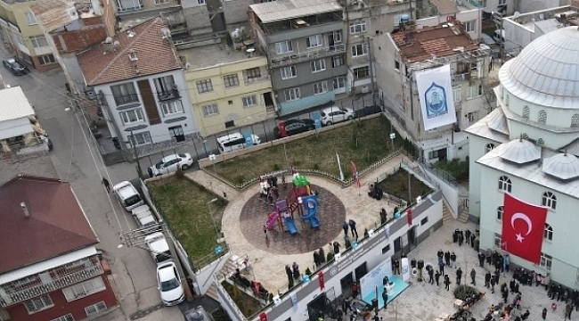 Helvalıpınar Cami Meydanı ve Çocuk Parkı hizmete açıldı