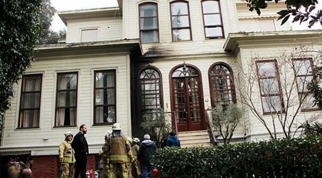 İbrahim Paşa Köşkü'nde yangın çıktı