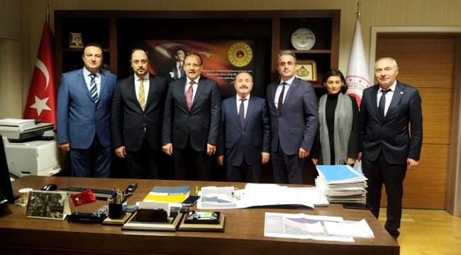 İMSİAD imar iptalleri için Bakan Kurum'u ziyaret etti