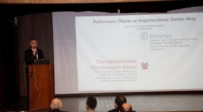 İnegöl'de Kaizen Felsefesi daire müdürlerine anlatıldı