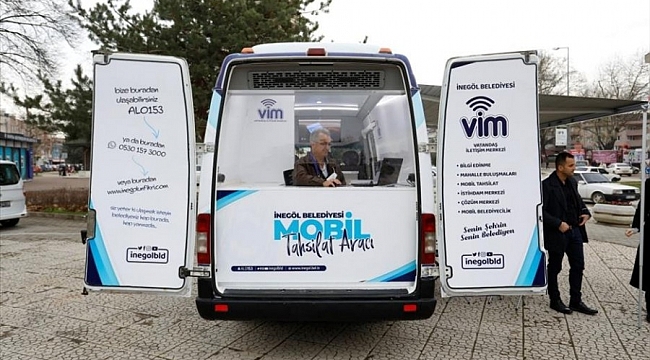 İnegöl'de Vim ile hizmet vatandaşın ayağına gidecek
