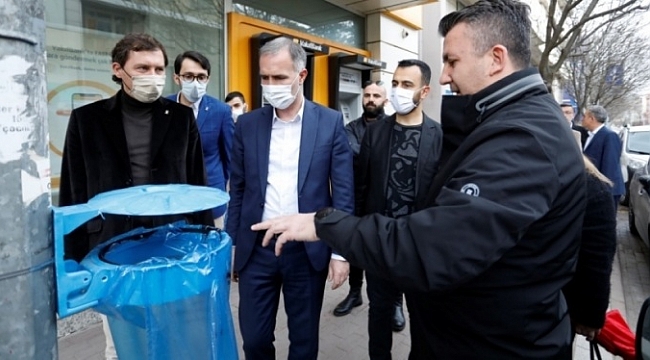 İnegöl temassız çöp kovalarıyla donatılıyor