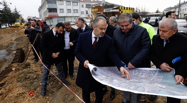 İnegöl'ün altyapısı sil baştan yenileniyor