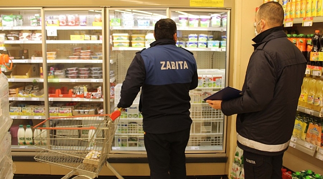Karacabey'de marketlerdeki gıda denetimleri sürüyor