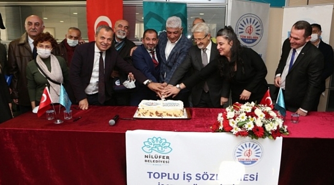 Nilüfer'de toplu sözleşme sevinci