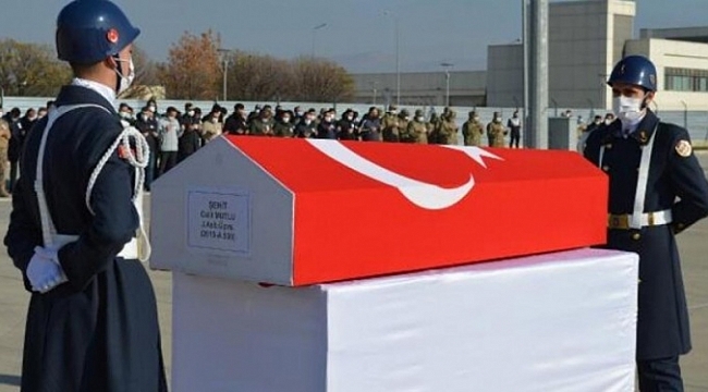 Şehit astsubay memleketine uğurlandı