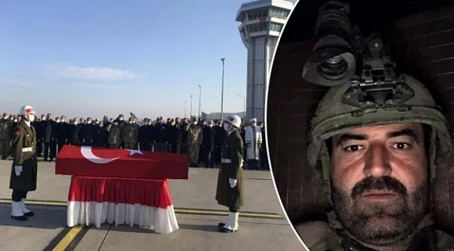 Şehit operatörün cenazesi memleketine uğurlandı