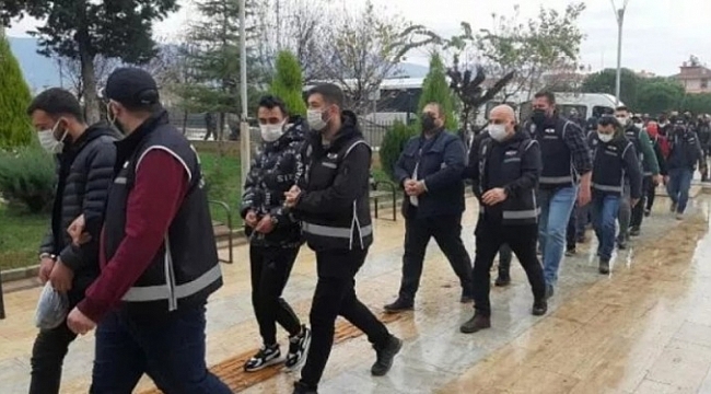 'Tırpan' operasyonunda 11 tutuklama!