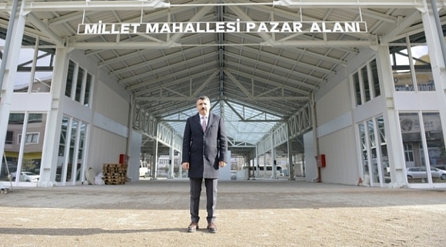 Yıldırım'da 'Millet'e modern pazar yeri