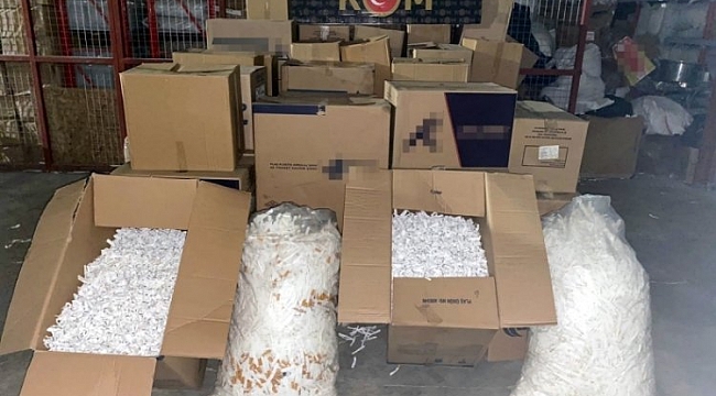 Adana'da kaçak makaron ele geçirildi