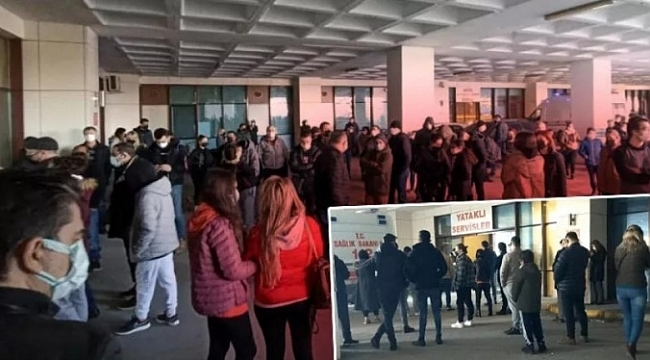 Binlerce kişi koronavirüs testi için hastaneye akın etti
