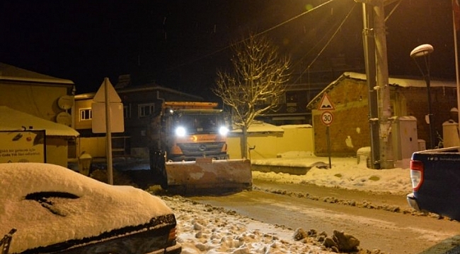 Bursa'da 24 saat yollar açık