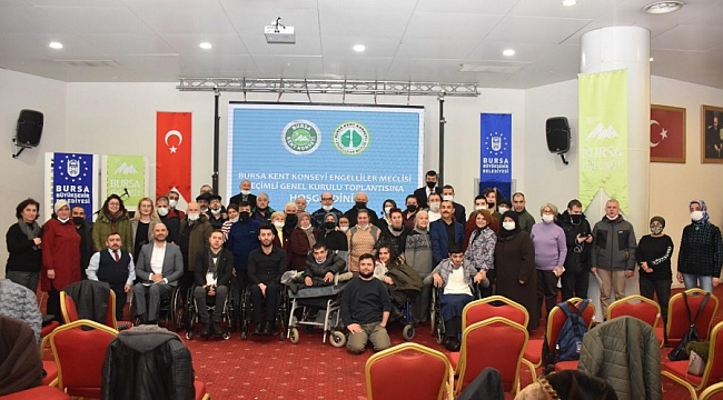 Bursa'da engelliler meclisi, 'Sönmez'le devam' dedi