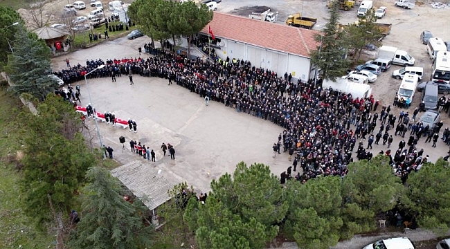 Bursa'da ölen itfaiye erleri için tören düzenlendi