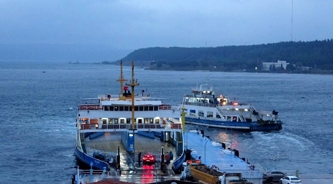 Çanakkale'de feribot seferleri iptal