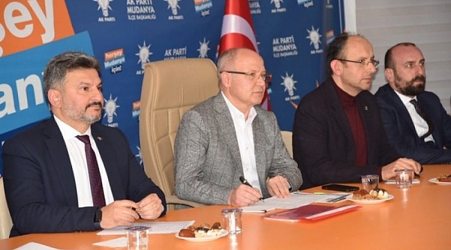 Davut Gürkan'dan Mudanya teşkilatına ziyaret