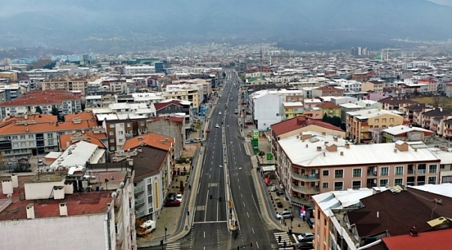 Gürsu girişine Büyükşehir makyajı