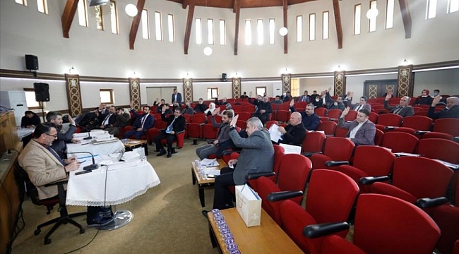 İnegöl'de yeni yılın ilk meclisi toplandı