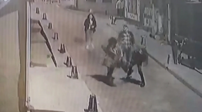 İstanbul Beyoğlu'da kadına darp
