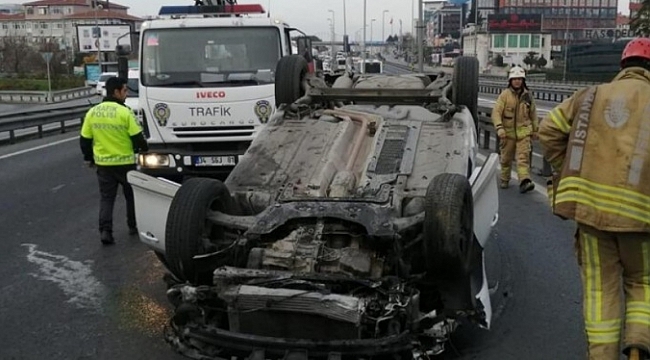 İstanbul'da feci kaza