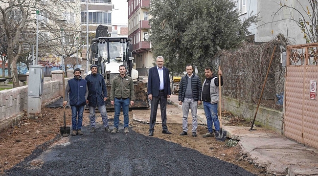 Karacabey'de altyapı çalışmaları devam ediyor