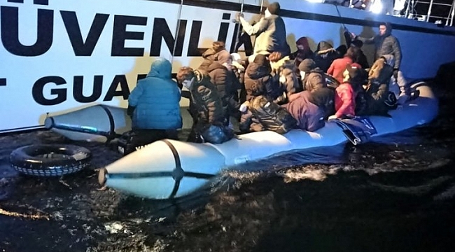 Marmaris'te kaçak göçmenler kurtarıldı