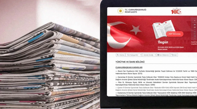 Resmi ilan fiyat tarifesi değişti