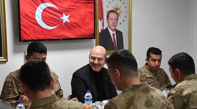 Soylu'dan Cudi Dağı'nda 'Türk bayrağı' paylaşımı