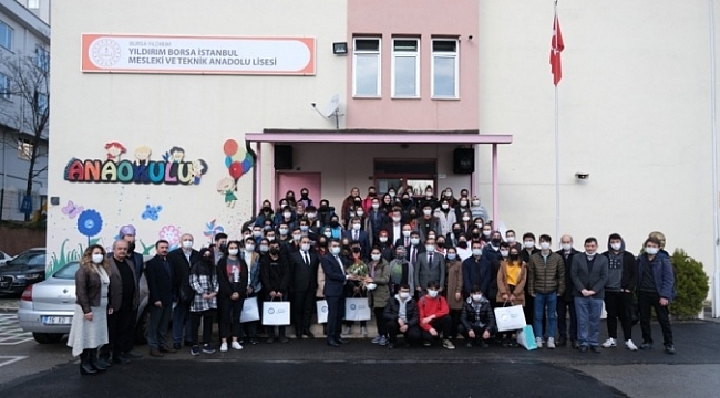 Yıldırım Belediyesi'nden meslekî eğitime anlamlı destek