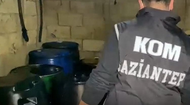Gaziantep'te kaçak akaryakıt operasyonu