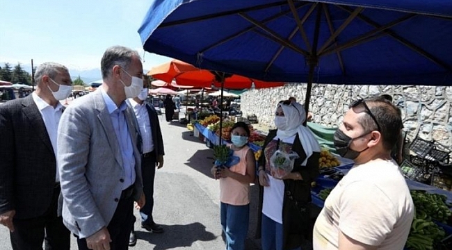 İnegöl'de pazartesi pazarına 6 maddeli formül