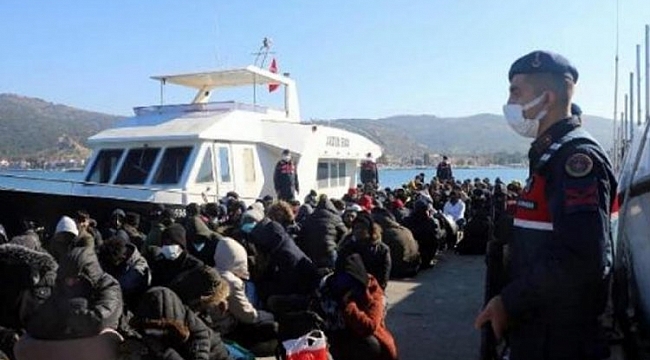 İzmir'de kaçak göçmen operasyonu