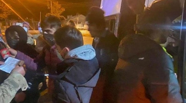 Jandarma 122 düzensiz göçmeni yakaladı!