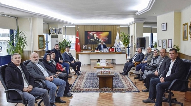 Karacabeyliler Derneği Başkan Özkan'ı ziyaret etti