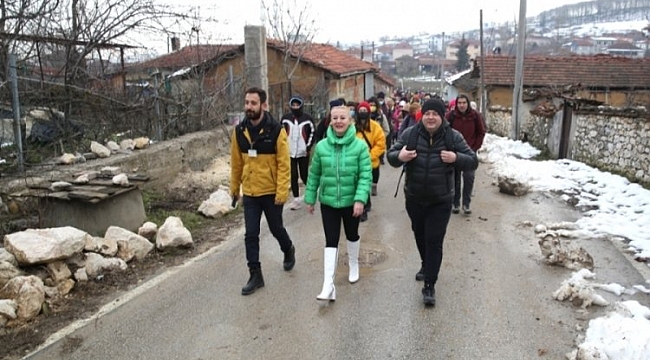 Nilüfer'de sevgi dolu yürüyüş